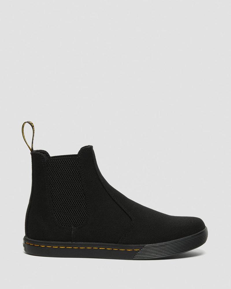 Dr Martens Makela Canvas Vrijetijds Laarsjes Dames Zwart | NL 644LIS